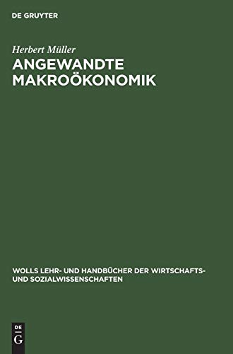 Beispielbild fr Angewandte Makrokonomik zum Verkauf von Ammareal