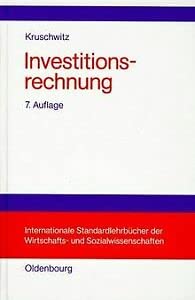 Investitionsrechnung - Lutz Kruschwitz