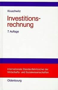 Stock image for Investitionsrechnung for sale by Martin Preu / Akademische Buchhandlung Woetzel