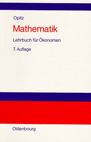 9783486249392: Mathematik, Lehrbuch fr konomen - Opitz, Otto