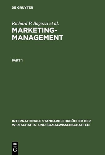 Beispielbild fr Marketing-Management zum Verkauf von medimops