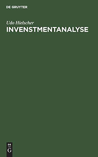 Investmentanalyse - Hielscher, Udo|Eckart, Dietrich K.|Everling, Oliver