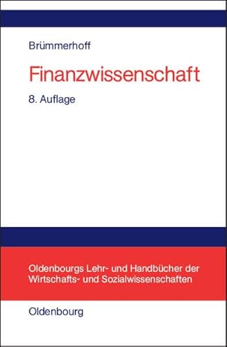 Imagen de archivo de Finanzwissenschaft. a la venta por ralfs-buecherkiste