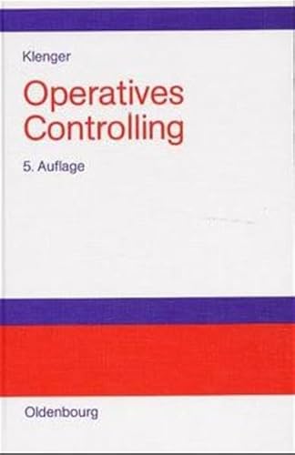 9783486254891: Operatives Controlling.