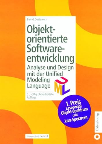 Beispielbild fr Objektorientierte Softwareentwicklung: Analyse und Design mit der Unified Modeling Language zum Verkauf von medimops