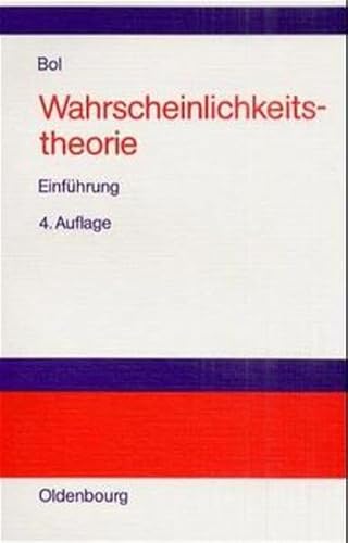 Imagen de archivo de Wahrscheinlichkeitstheorie: Einführung a la venta por WorldofBooks