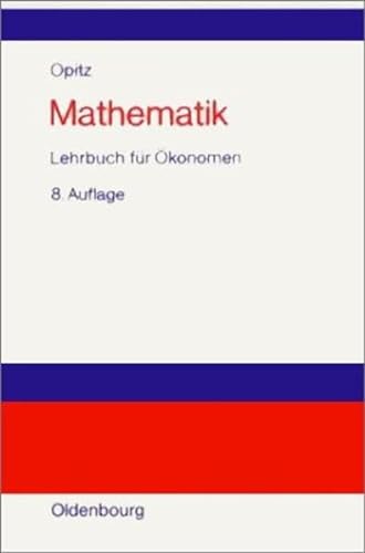 9783486258370: Mathematik, Lehrbuch fr konomen (Livre en allemand)