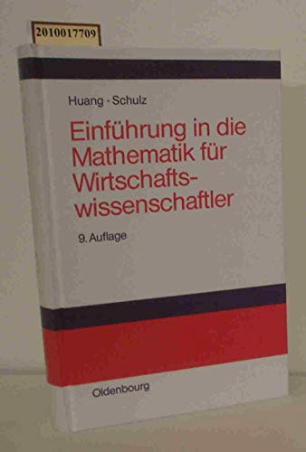 Beispielbild fr Einfhrung in die Mathematik fr Wirtschaftswissenschaftler zum Verkauf von medimops