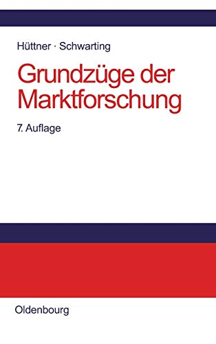 Imagen de archivo de Grundzge der Marktforschung a la venta por medimops