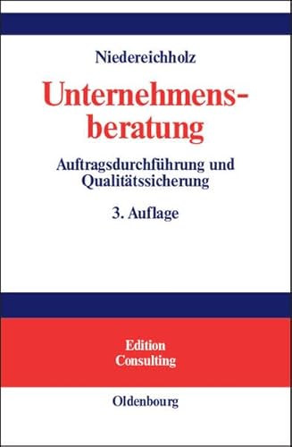 Beispielbild fr Unternehmensberatung: Band 2: Auftragsdurchfhrung und Qualittssicherung zum Verkauf von medimops