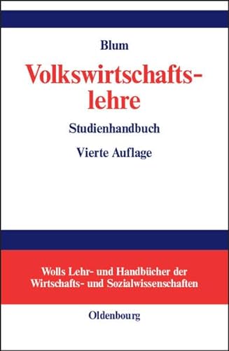 Stock image for Volkswirtschaftslehre: Studienhandbuch for sale by medimops