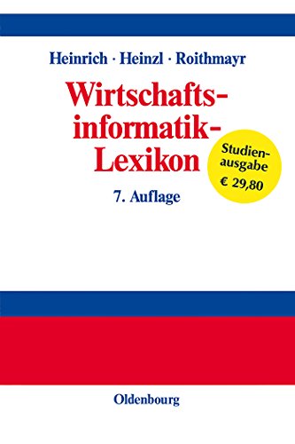 Stock image for Wirtschaftsinformatik-Lexikon: Mit etwa 3500 Stichwrtern und 2500 Verweisstichwrtern for sale by medimops