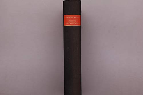 Staatsverfassungen: E. Sammlung wichtiger Verfassungen d. Vergangenheit u. Gegenwart in Urtext u. UÌˆbers (German Edition) (9783486409833) by Franz, GuÌˆnther
