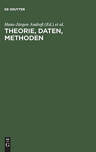 Stock image for Theorie; Daten; Methoden for sale by Ria Christie Collections