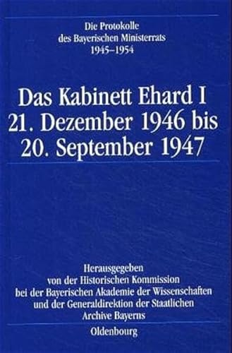 Stock image for Das Kabinett Ehard I. for sale by Antiquariat Dorner