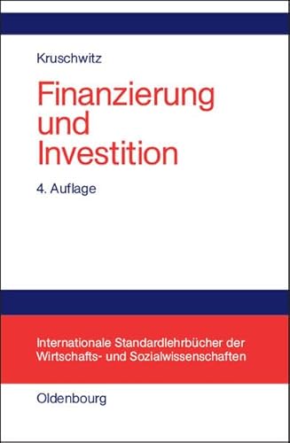 Stock image for Finanzierung und Investition for sale by medimops