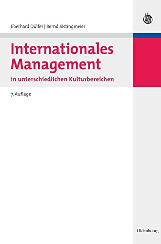 9783486579345: Internationales Management in unterschiedlichen Kulturbereichen