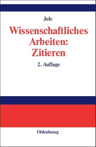 Stock image for Wissenschaftliches Arbeiten: Zitieren for sale by medimops