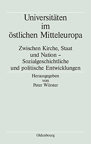 Stock image for Universitten im stlichen Mitteleuropa. for sale by SKULIMA Wiss. Versandbuchhandlung