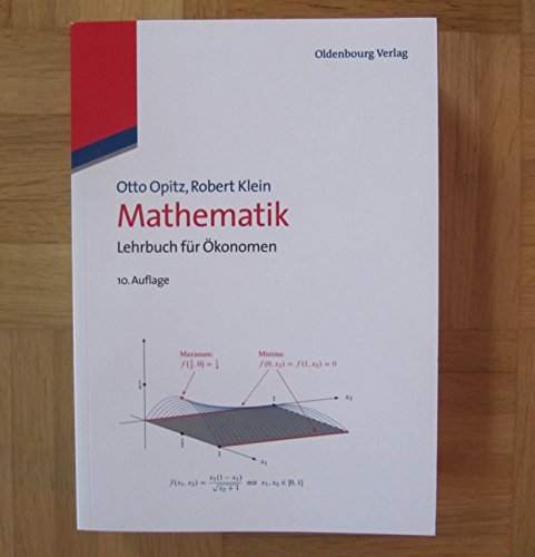 9783486596717: Mathematik: Lehrbuch Für Ökonomen