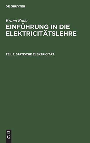 9783486727470: Statische Elektricitt