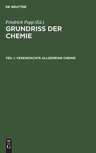9783486776713: Vereinfachte allgemeine Chemie