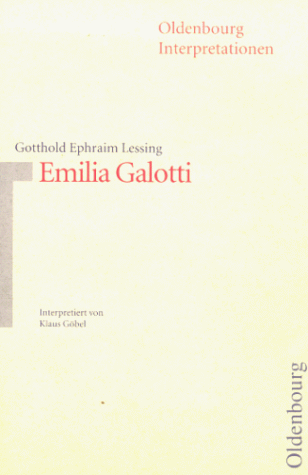 9783486886245 Gotthold Ephraim Lessing Emilia Galotti Zur