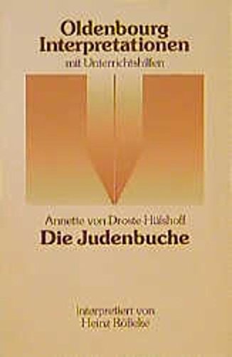 Beispielbild für Oldenbourg Interpretationen, Bd.33, Die Judenbuche zum Verkauf von medimops