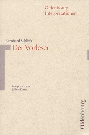 Imagen de archivo de Der Vorleser (Oldenbourg-Interpretationen) (German Edition) a la venta por HPB-Red