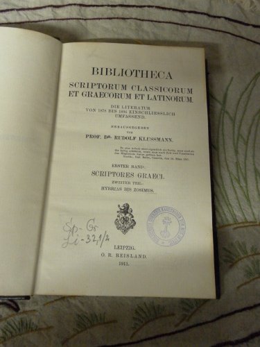 9783487000169: Bibliotheca Scriptorum Classicorum. 2 Bnde