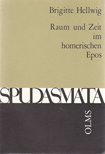 Imagen de archivo de Raum Und Zeit Im Homerischen Epos a la venta por Zubal-Books, Since 1961