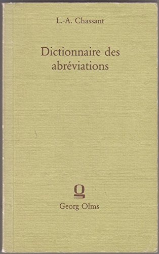 Dictionnaire des abréviations latines et françaises