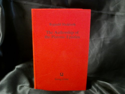 Beispielbild fr The Authorship of the Platonic Epistles. zum Verkauf von Kloof Booksellers & Scientia Verlag