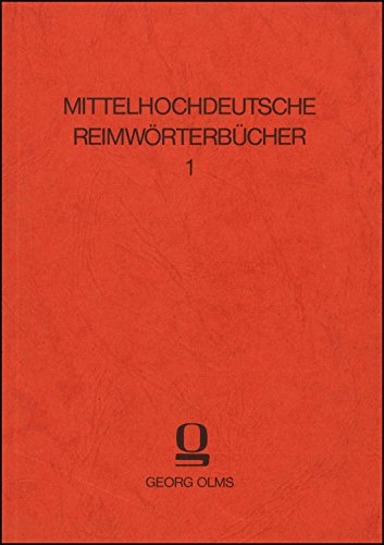 9783487057132: Reimwrterbuch zum Guoten Grhart Rudolfs von Ems (Mittelhochdeutsche Reimwrterbcher)