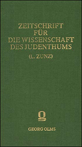 Zeitschrift für die Wissenschaft des Judenthums.