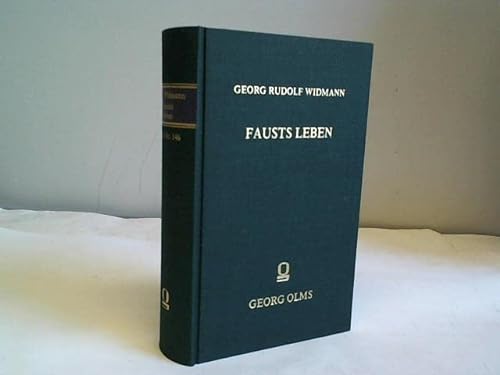 Fausts Leben. - Widmann, Georg Rudolph