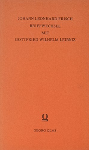 Beispielbild fr Der Briefwechsel mit G. W. Leibniz. zum Verkauf von SKULIMA Wiss. Versandbuchhandlung