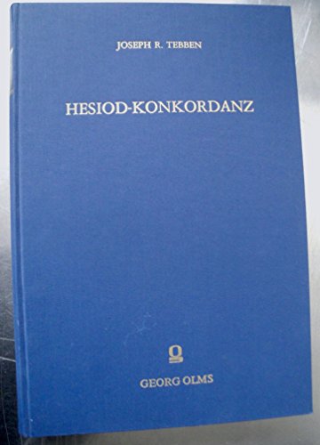 9783487062686: Hesiodus: Computer Concordance to Hesiod: v. 34