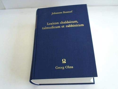 Beispielbild fr Lexicon Chaldaicum, Talmudicum Et Rabbinicum. zum Verkauf von SKULIMA Wiss. Versandbuchhandlung