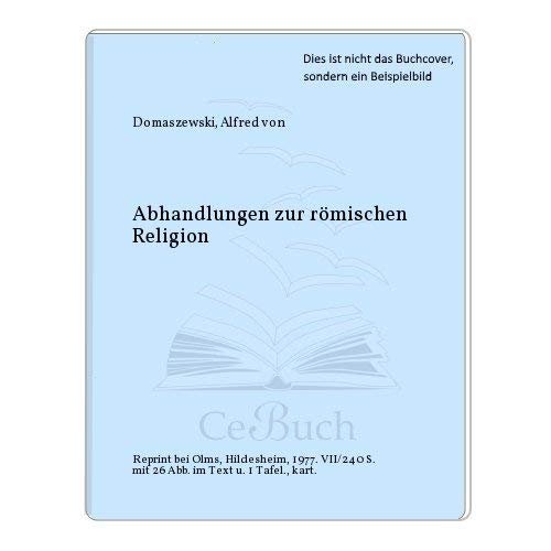 Beispielbild fr Abhandlungen zur rmischen Religion zum Verkauf von Gabis Bcherlager