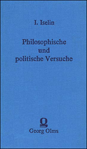 Beispielbild fr Philosophische und Politische Versuche. zum Verkauf von SKULIMA Wiss. Versandbuchhandlung