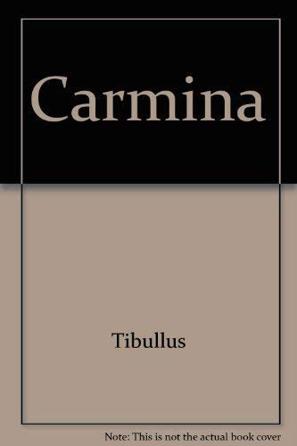 Beispielbild fr Carmina. 2 Teile in 1 Band. zum Verkauf von Antiquariat Matthias Wagner
