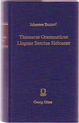 Beispielbild fr Thesaurus Grammaticus Lingu Sanct Hebr, zum Verkauf von SKULIMA Wiss. Versandbuchhandlung