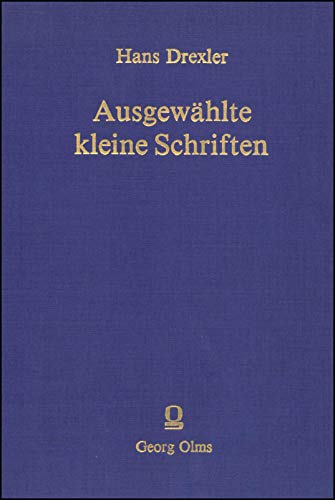 Stock image for Ausgewa?hlte kleine Schriften (Collectanea) (German Edition) for sale by A Squared Books (Don Dewhirst)