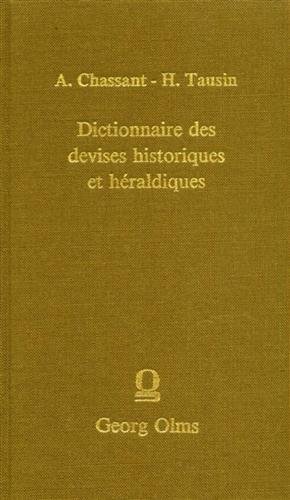 9783487071817: Dictionnaire des devises historiques et hraldiques