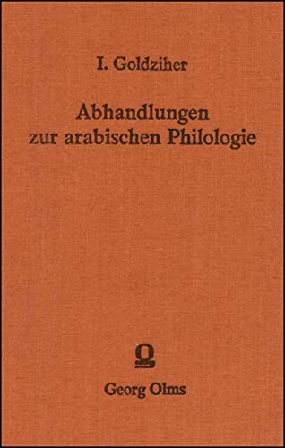 9783487072180: Abhandlungen zur arabischen Philologie