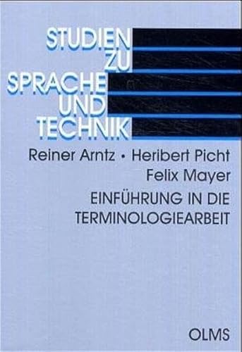 studien zu sprache und technik - einführung in die terminologiearbeit