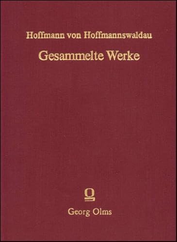 9783487074450: Gesammelte Werke (German Edition)