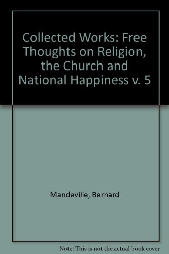 Imagen de archivo de Free Thoughts on Religion, the Church, and National Happiness. a la venta por SKULIMA Wiss. Versandbuchhandlung