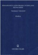 Beispielbild fr Paria (Renaissance Latin Drama in england, Second series, no. 16) zum Verkauf von PsychoBabel & Skoob Books